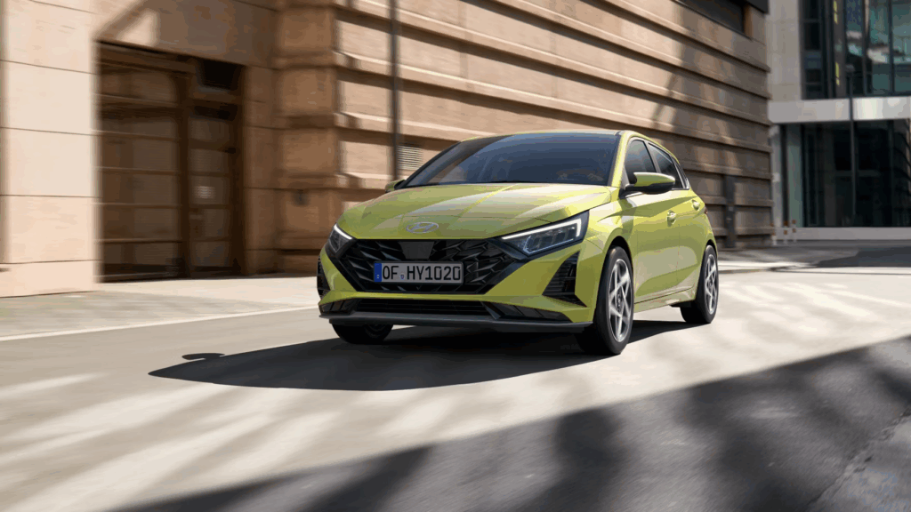 Hyundai i20 í keyrslu