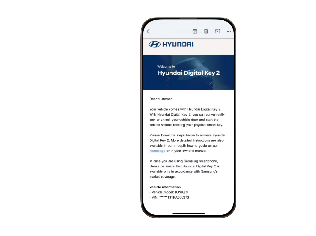 Hyundai Digital Key í Apple Wallet