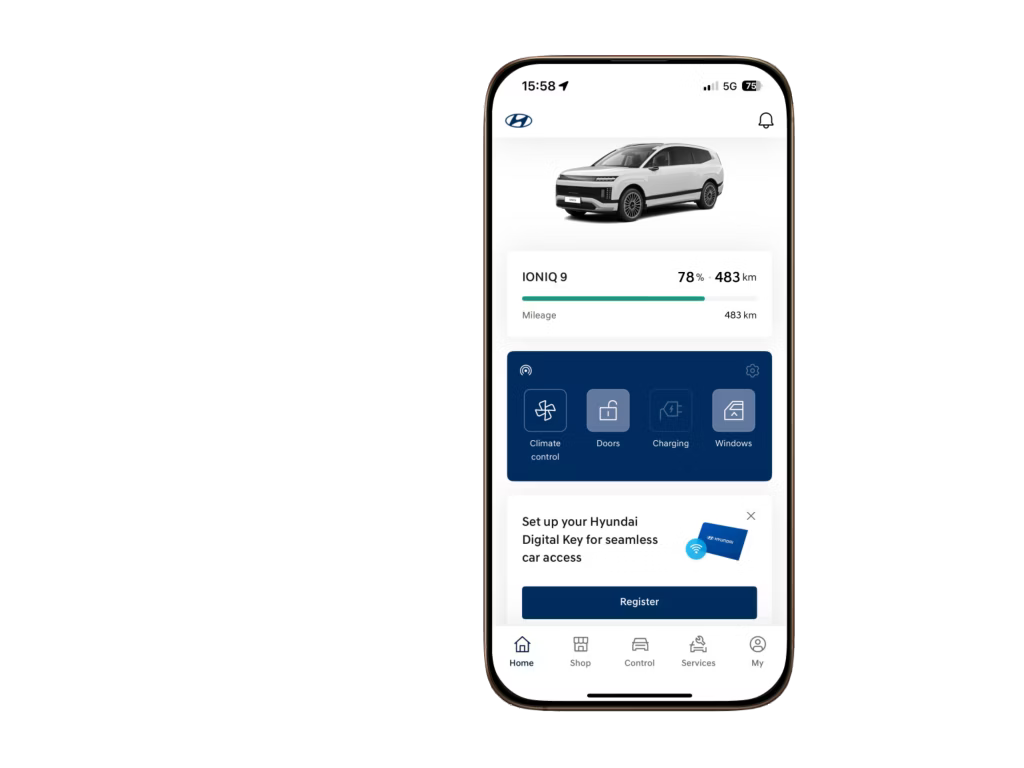 Hyundai Digital Key í Apple Wallet